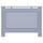 vidaXL Radiator Cover Anthracite 44.1''x17.5''x31.9'' MDF, 288191