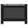 vidaXL Radiator Cover Black 44.1''x17.5''x31.9'' MDF, 288192