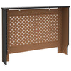 vidaXL Radiator Cover Black 44.1''x17.5''x31.9'' MDF, 288192