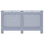 vidaXL Radiator Cover Anthracite 59.8''x17.5''x31.9'' MDF, 288194