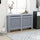 vidaXL Radiator Cover Anthracite 59.8''x17.5''x31.9'' MDF, 288194