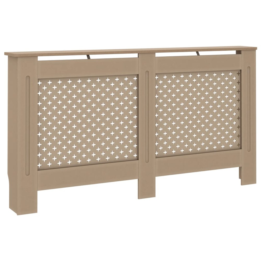 vidaXL Radiator Cover 59.8''x17.5''x31.9'' MDF, 288196