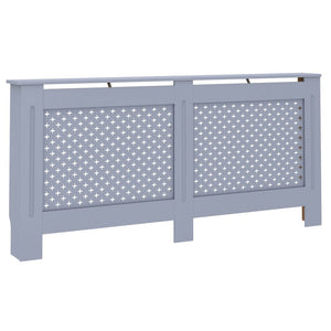 vidaXL Radiator Cover Anthracite 67.7''x17.5''x31.9'' MDF