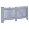 vidaXL Radiator Cover Anthracite 67.7''x17.5''x31.9'' MDF