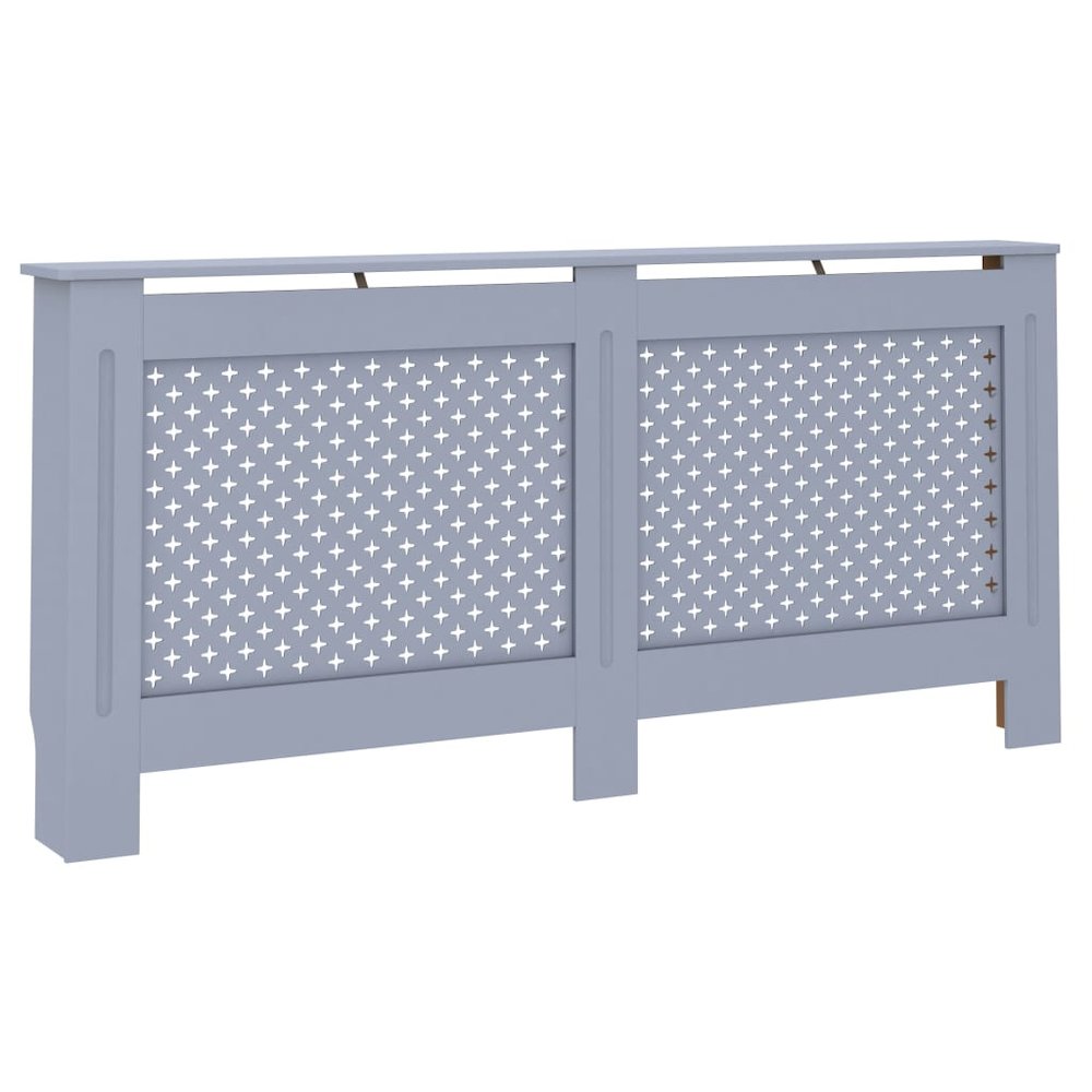 vidaXL Radiator Cover Anthracite 67.7''x17.5''x31.9'' MDF