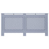vidaXL Radiator Cover Anthracite 67.7''x17.5''x31.9'' MDF
