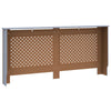 vidaXL Radiator Cover Anthracite 67.7''x17.5''x31.9'' MDF