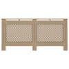 vidaXL Radiator Cover 67.7''x17.5''x31.9'' MDF, 288199