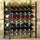 Wine Rack for 48 Bottles Black Metal - vidaXL