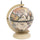 vidaXL Tabletop Globe Bar Wine Stand Eucalyptus Wood White, 320911