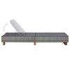 Sunbed Grey, Dark Grey - vidaXL