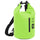 vidaXL Dry Bag with Zipper Green 4 gal PVC 2776