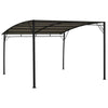 Sunshade Awning Taupe Powder-coated steel, 100% polyester - vidaXL