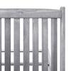 Sunlounger Grey wash Solid Acacia wood Standard Height-Adjustable - vidaXL