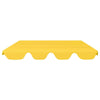vidaXL Replacement Canopy for Garden Swing Yellow 89''x73.2'' 270 g/mÂ², 312091