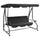 Swing Bench Anthracite PVC-coated fabric, powder-coated steel - vidaXL