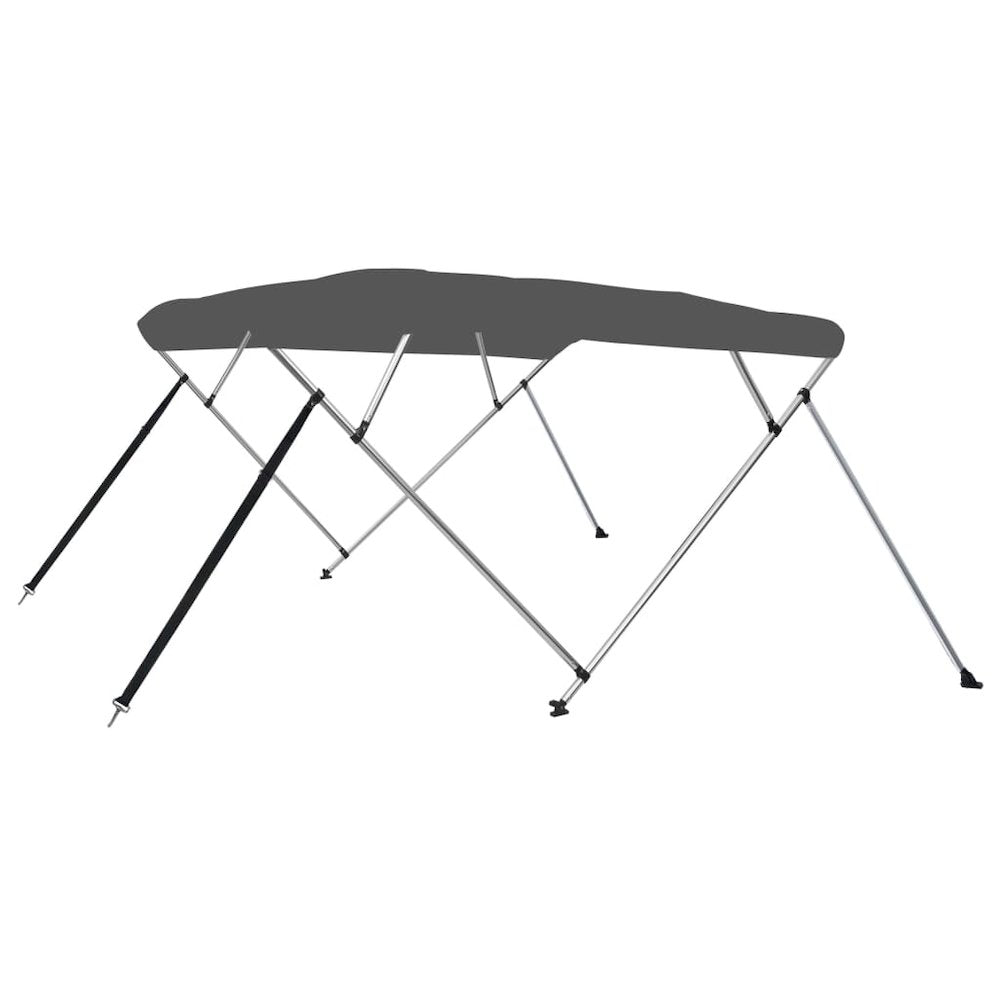 vidaXL 4 Bow Bimini Top Anthracite 95.7''x77.2''x53.9'' 3138