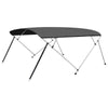 vidaXL 4 Bow Bimini Top Anthracite 95.7''x(90.6''-96.1'')x53.9'' 3142