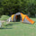 vidaXL Camping Tent 6 Persons Gray and Orange