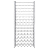 Wine Rack for 96 Bottles Black Iron - vidaXL