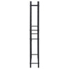 Wine Rack for 96 Bottles Black Iron - vidaXL