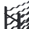Wine Rack for 96 Bottles Black Iron - vidaXL