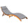 Sunlounger Wooden Solid Acacia wood Standard Foldable - vidaXL
