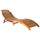 Sunlounger Wooden Solid Acacia wood Standard Foldable - vidaXL