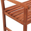 Garden Bench Light brown, Anthracite cushion - vidaXL