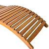 Sun Lounger Grey Solid Acacia wood, Polyester Standard Foldable - vidaXL