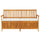 Bench Brown Solid Acacia wood, 100% polyester Medium - vidaXL