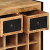 Wine Rack for 16 Bottles Solid Wood Mango - vidaXL