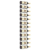 Wall Mounted Wine Rack for 12 Bottles White Iron - vidaXL