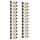 Wall Mounted Wine Rack for 12 Bottles 2 pcs White Iron - vidaXL