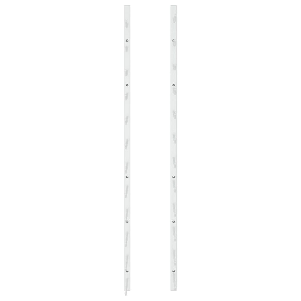 Wall Mounted Wine Rack for 24 Bottles White Iron - vidaXL