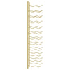 Wall Mounted Wine Rack for 24 Bottles Gold Iron - vidaXL