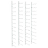 Wall Mounted Wine Rack for 24 Bottles 2 pcs White Iron - vidaXL