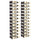 Wall Mounted Wine Rack for 24 Bottles 2 pcs White Iron - vidaXL