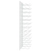 Wall Mounted Wine Rack for 24 Bottles 2 pcs White Iron - vidaXL