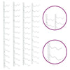 Wall Mounted Wine Rack for 24 Bottles 2 pcs White Iron - vidaXL