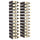 Wall Mounted Wine Rack for 36 Bottles 2 pcs White Iron - vidaXL