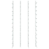 Wall Mounted Wine Rack for 36 Bottles 2 pcs White Iron - vidaXL