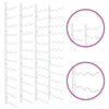 Wall Mounted Wine Rack for 36 Bottles 2 pcs White Iron - vidaXL