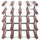 Wine Rack for 20 Bottles Brown Solid Wood Pine - vidaXL