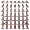 Wine Rack for 42 Bottles Brown Solid Wood Pine - vidaXL
