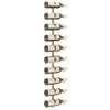 Wall-mounted Wine Rack for 10 Bottles Gold Metal - vidaXL