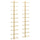 Wall-mounted Wine Rack for 10 Bottles 2 pcs Gold Metal - vidaXL