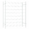 Wine Rack for 48 Bottles White Metal - vidaXL