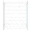 Wine Rack for 48 Bottles White Metal - vidaXL