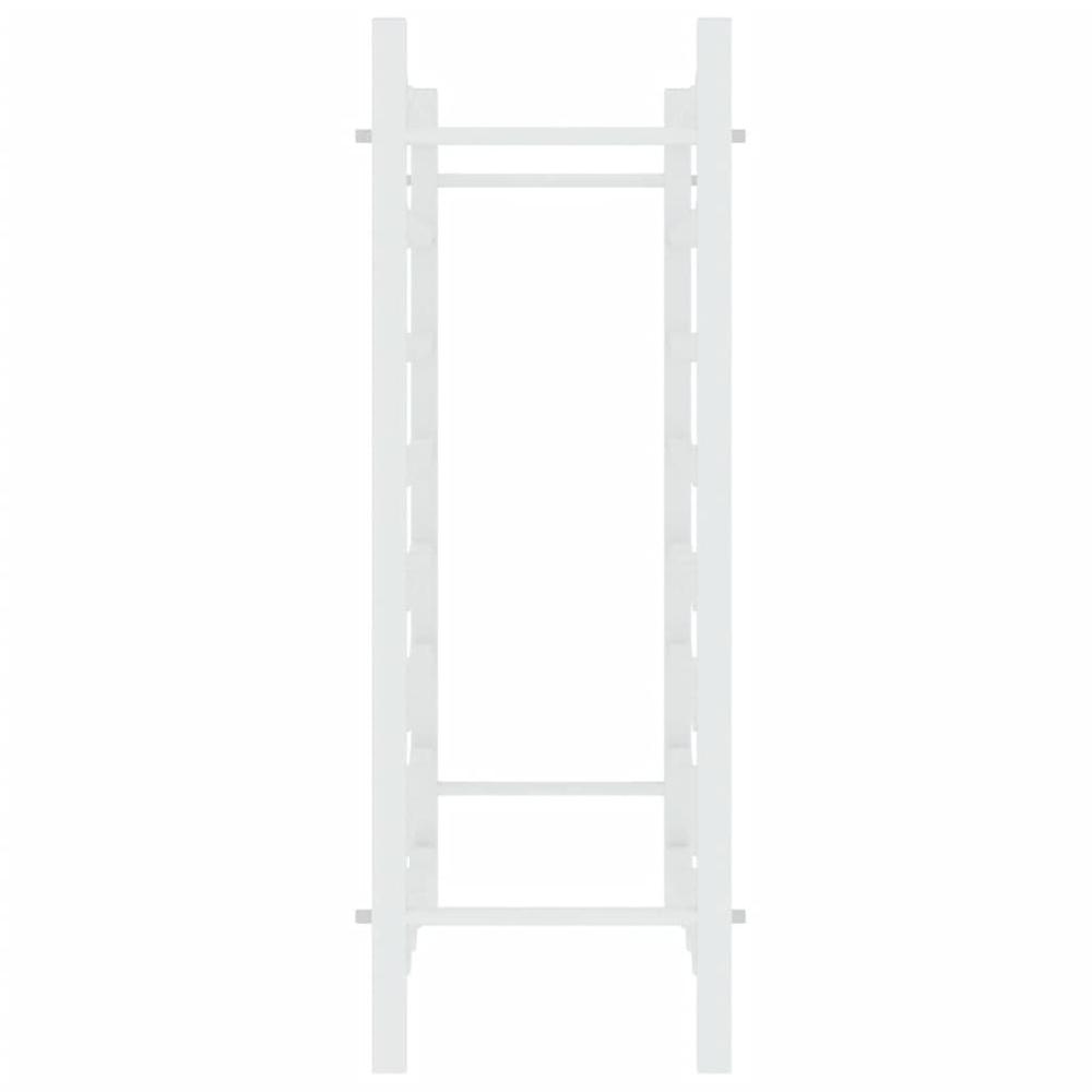 Wine Rack for 48 Bottles White Metal - vidaXL